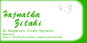 hajnalka zilahi business card